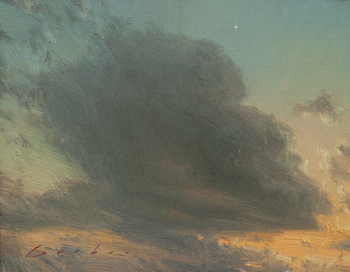 painting titled clouds and venus