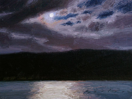Moon over the River