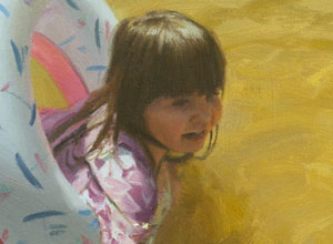 closeup from the painting titled voyaging